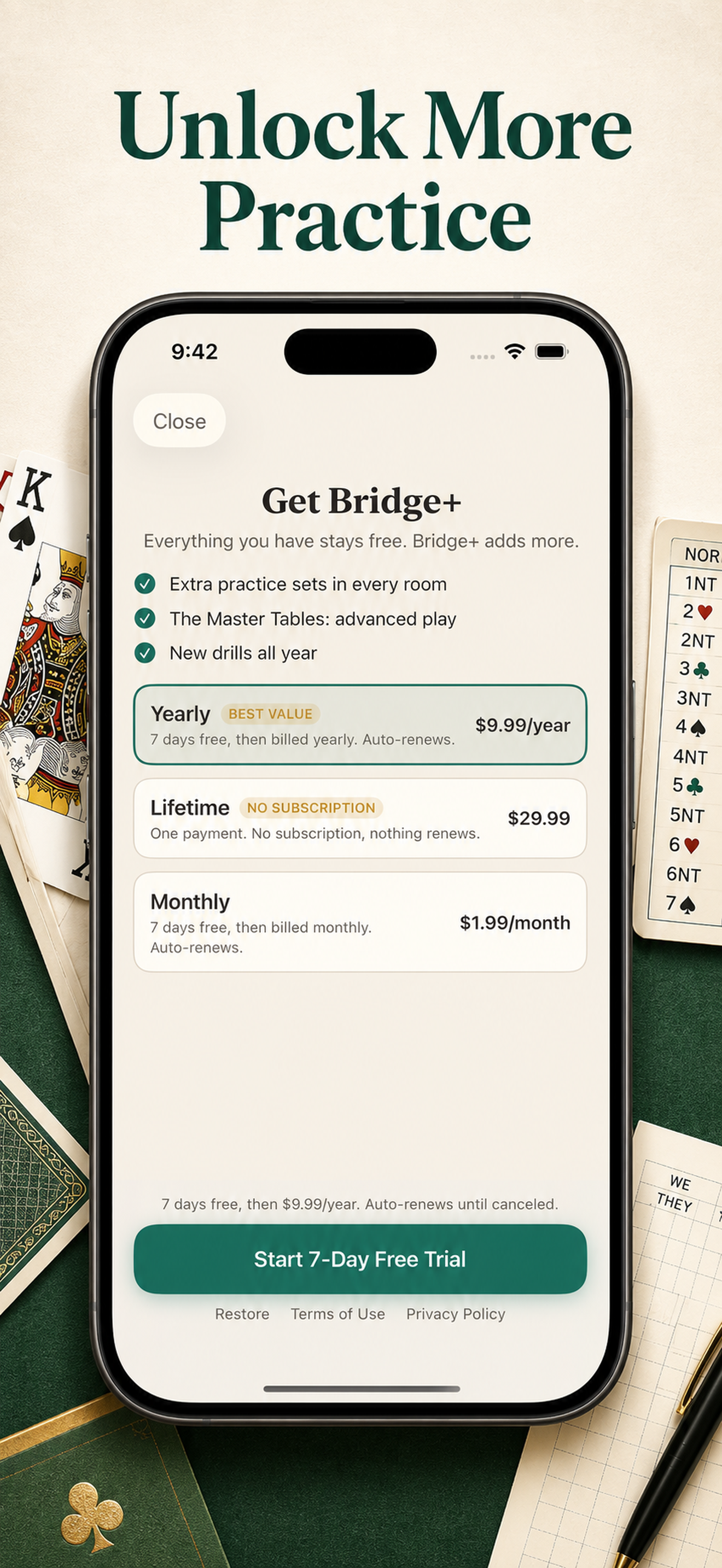 Go deeper. &mdash; Bridge+ and the Master Tables