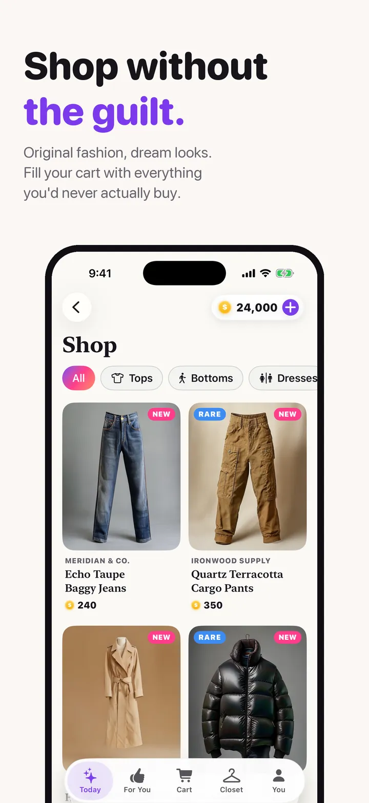 Browse the drop. Original virtual clothing brands across ten style worlds